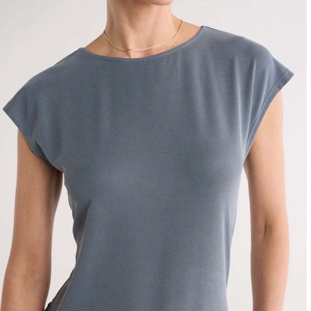 Nordstrom Rack Slate Blue Muscle Tee